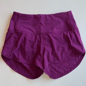 Lululemon Speed Up 2.5 inch Women's Purple Shorts, brand new never worn